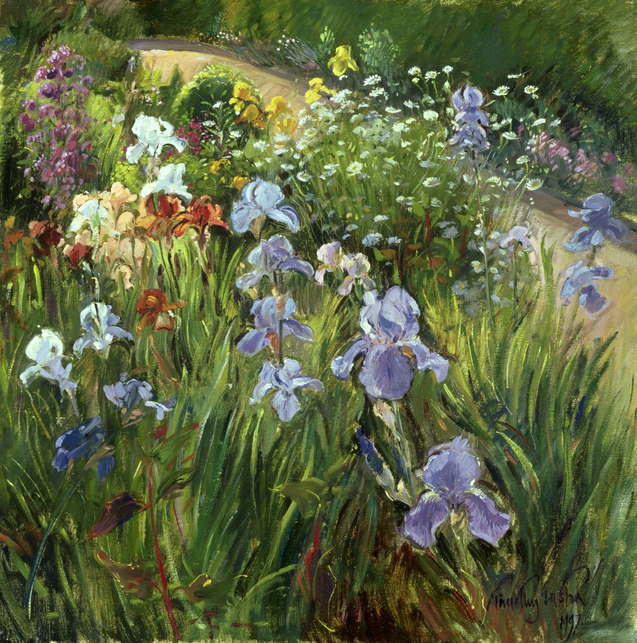 Iris et marguerites, 1997 - Timothy Easton