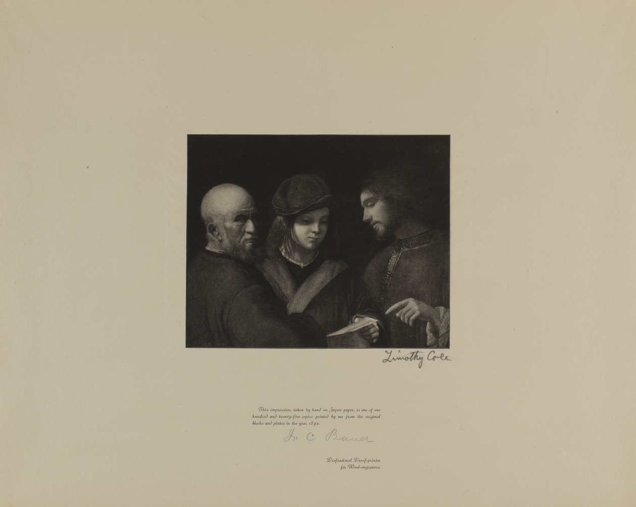 Anciens maîtres italiens - Timothy Cole