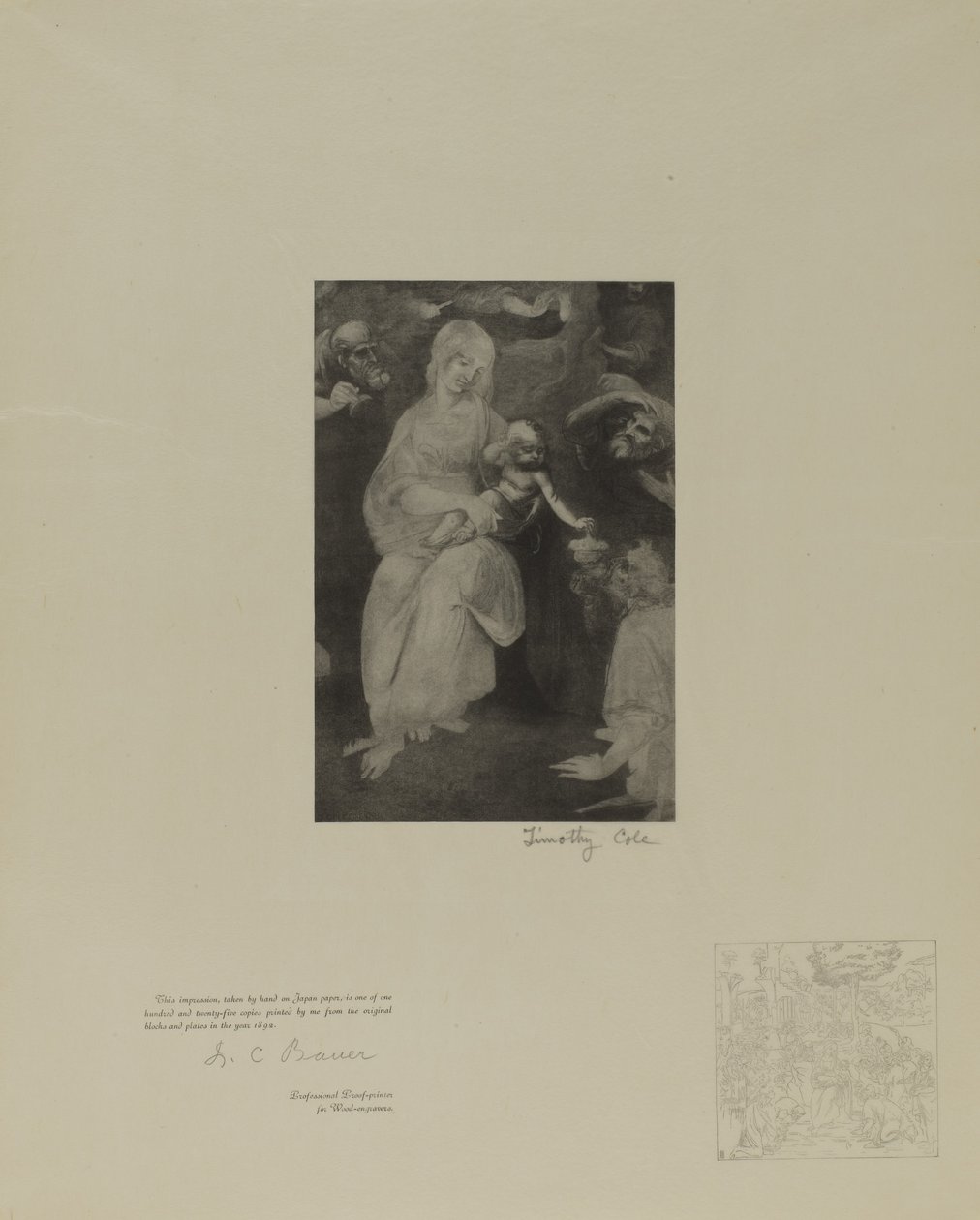 Anciens maîtres italiens - Timothy Cole