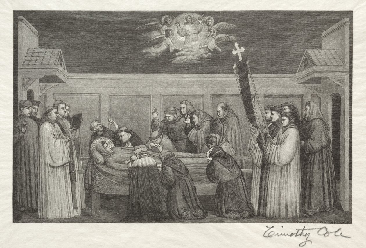 Vieux maîtres italiens : Mort de Saint François, 1888-1892 - Timothy Cole