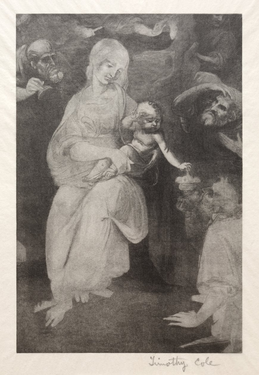 Vieux maîtres italiens : Madone et Enfant, 1888-1892 - Timothy Cole