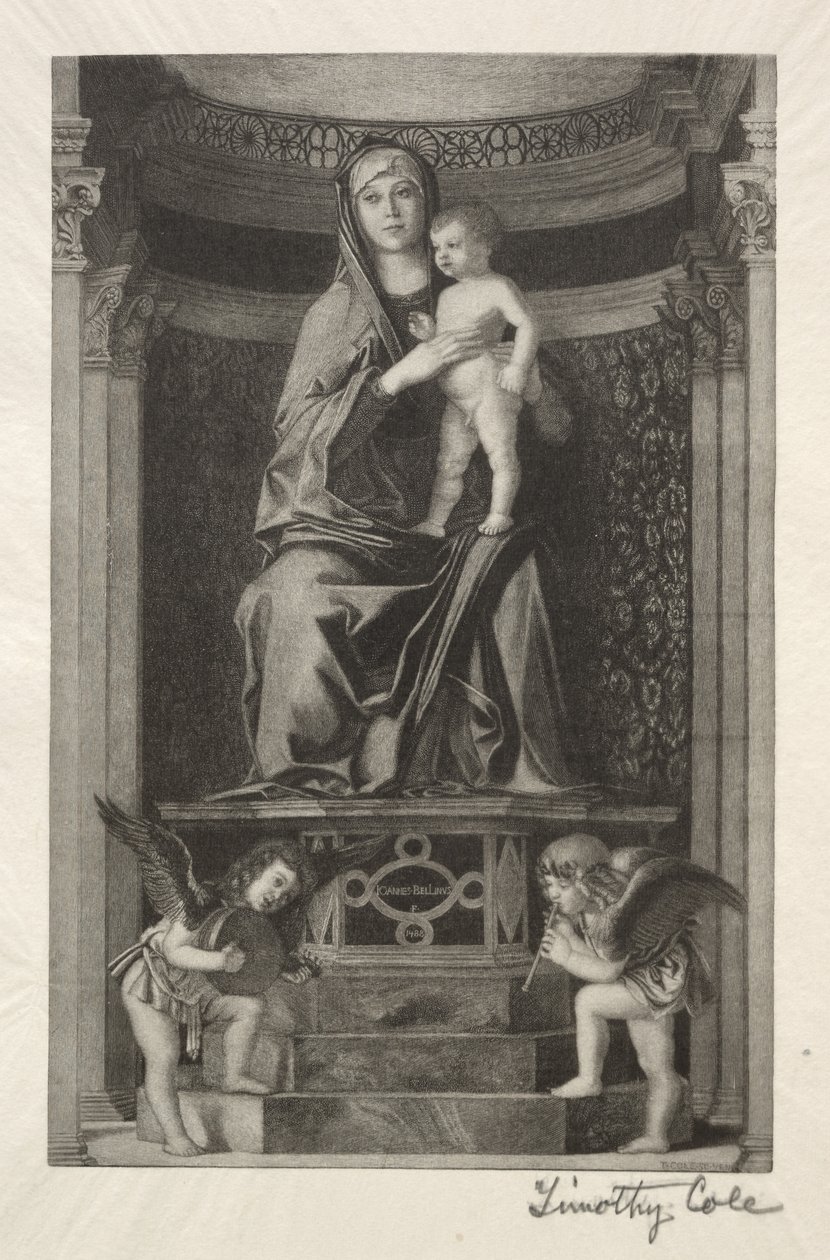 Vieux maîtres italiens : Madone et enfant, 1888-1892 - Timothy Cole