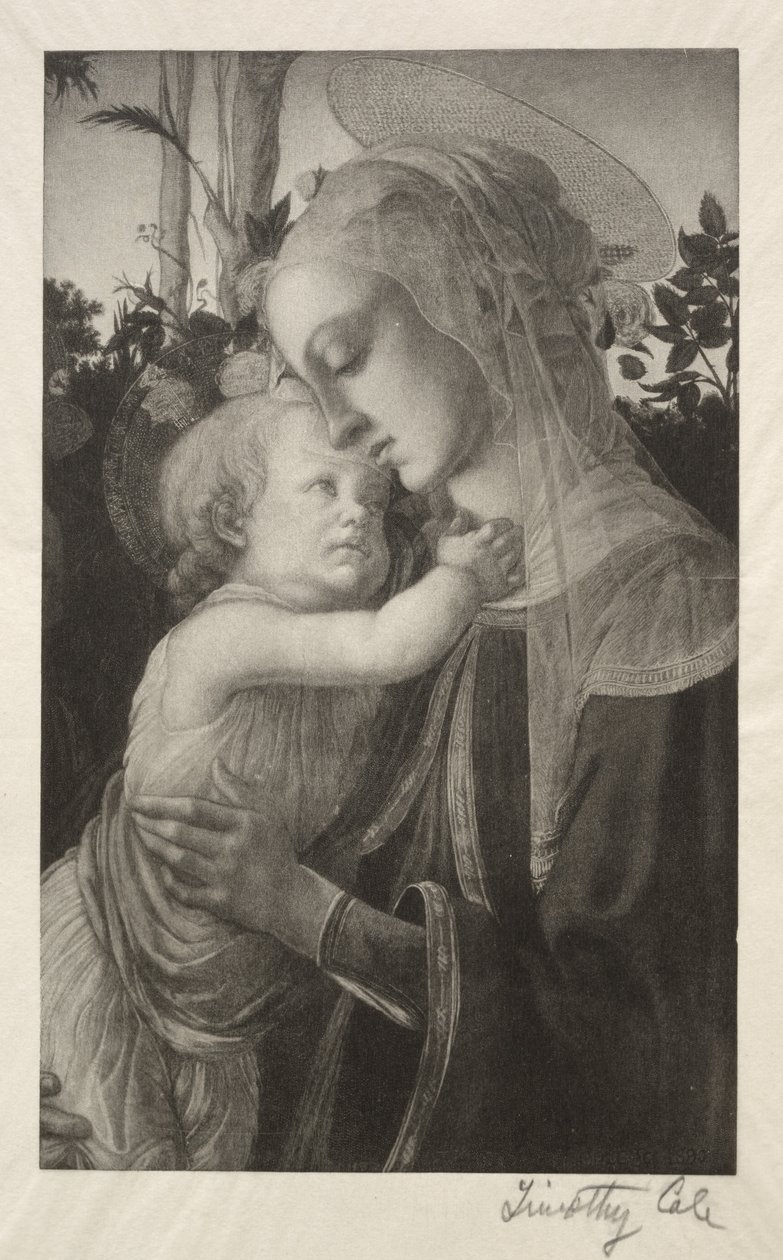 Vieux maîtres italiens : Madone et enfant, 1890 - Timothy Cole