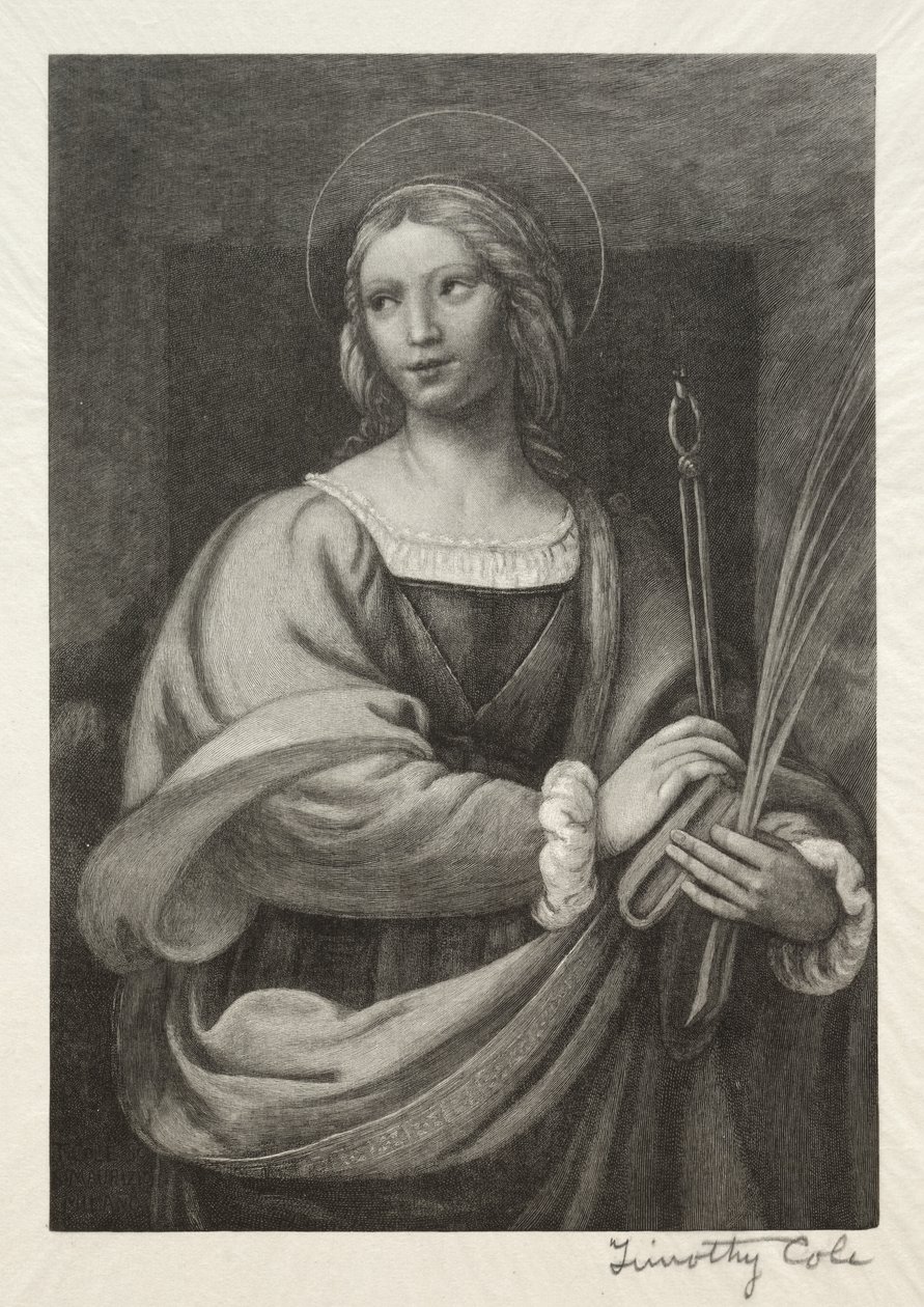 Vieux maîtres italiens : Sainte Apollonie, 1888-1892 - Timothy Cole