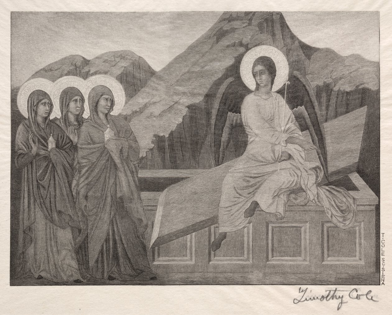 Vieux maîtres italiens : Les trois Marie au sépulcre, 1888-1892 - Timothy Cole