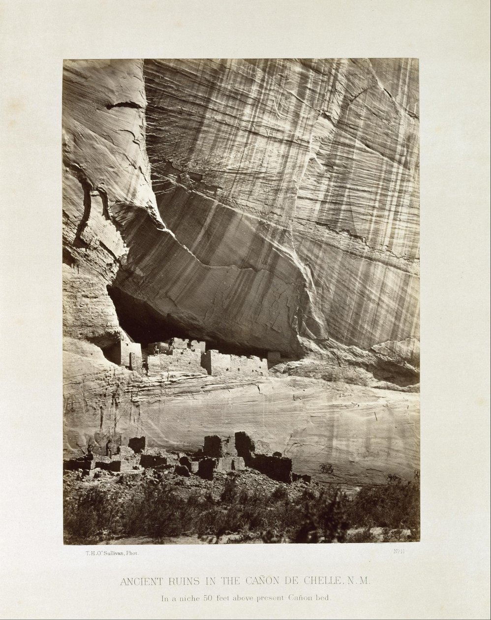 Ruines antiques dans le Cañon de Chelle, N.M. (Territoire) - Timothy H. O