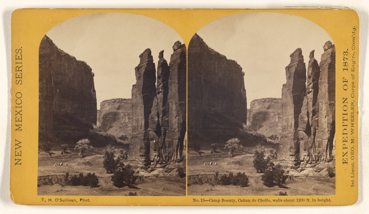 Camp Beauty, Canyon de Chelly, parois d