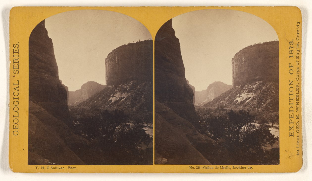 Canon de Chelle, vue vers le haut. - Timothy H. O