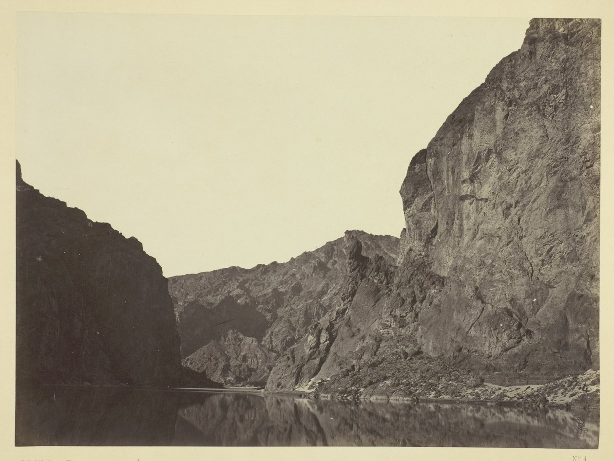 Black Cañon, fleuve Colorado, vue en contrebas depuis le camp Big Horn - Timothy O