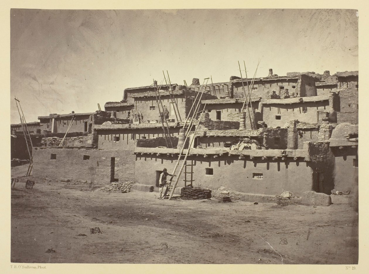Partie du côté sud du pueblo zuni, Nouveau-Mexique - Timothy O