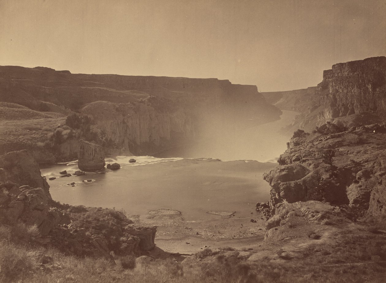 Chutes de Shoshone, rivière Snake, Idaho, 1874 (photo) - Timothy O