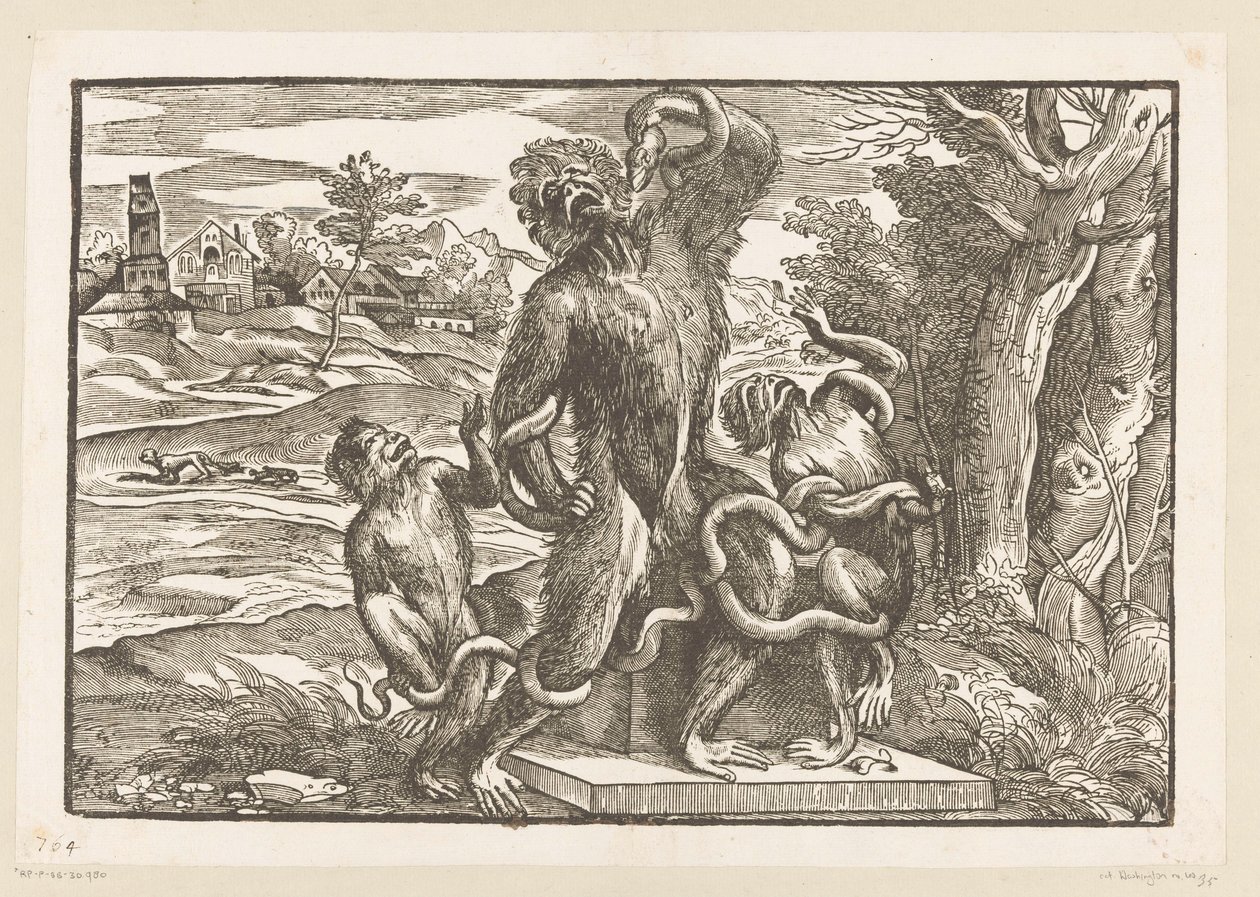 Caricature du groupe Laocoon - Titiaan
