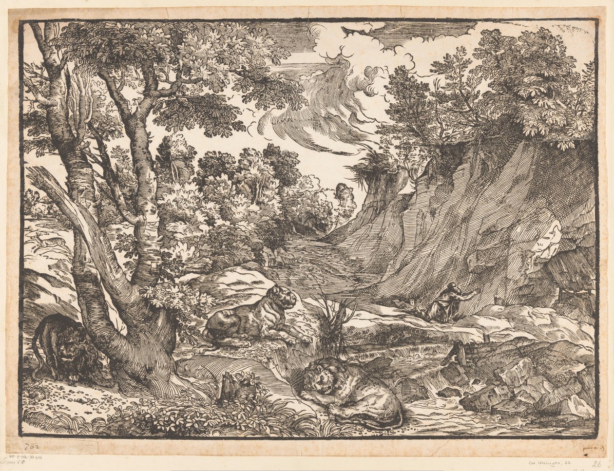 Paysage avec saint Jérôme - Titiaan