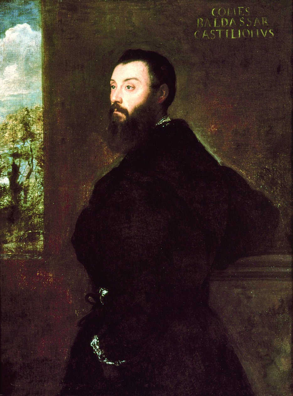 Portrait de Baldassare Castiglione (1478-1529) 1523 - Tiziano Vecelli