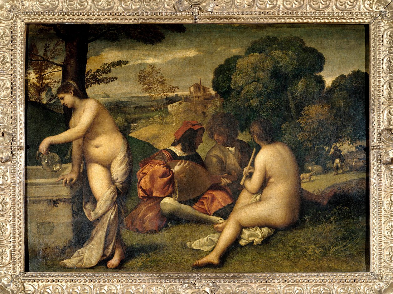 Le concert champêtre - Titian (c.1488 1576) (attr. to)