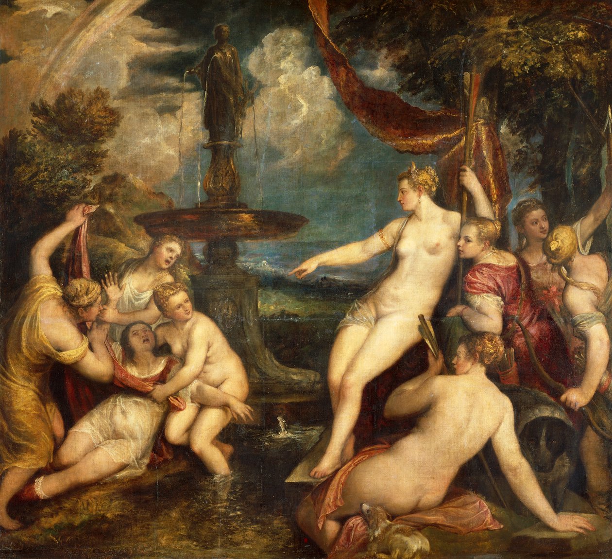 Diane et Callisto - Titian (c.1488 1576)