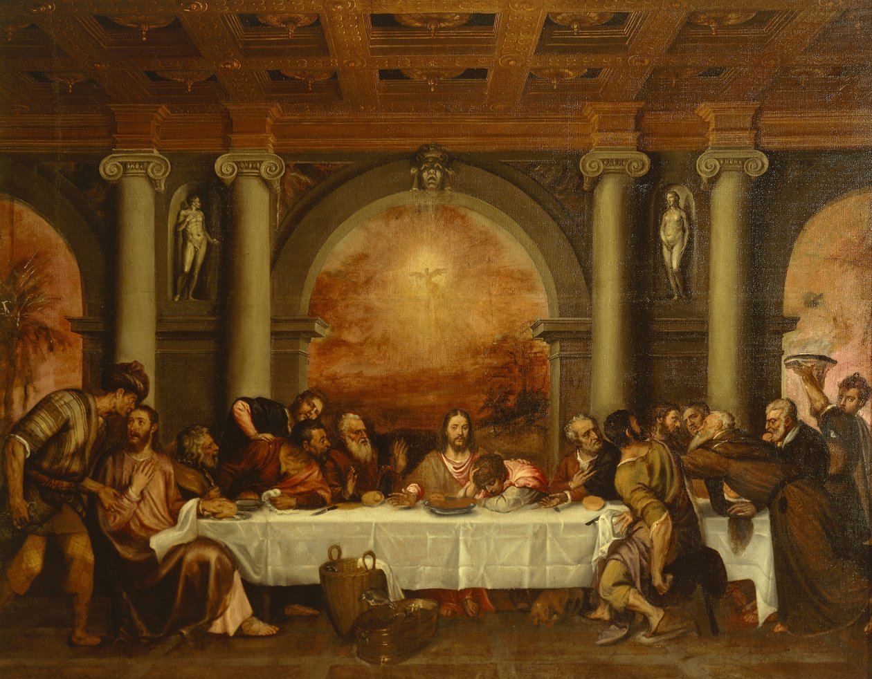 Esquisse pour la Cène - Titian (c.1488 1576)