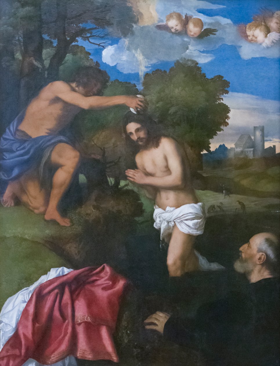 Le Baptême du Christ, vers 1512 - Titian (c.1488 1576)