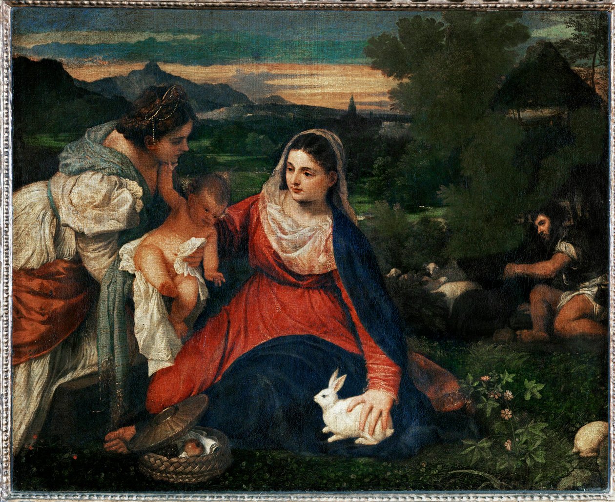 La Vierge au lapin ... - Titian (c.1488 1576)