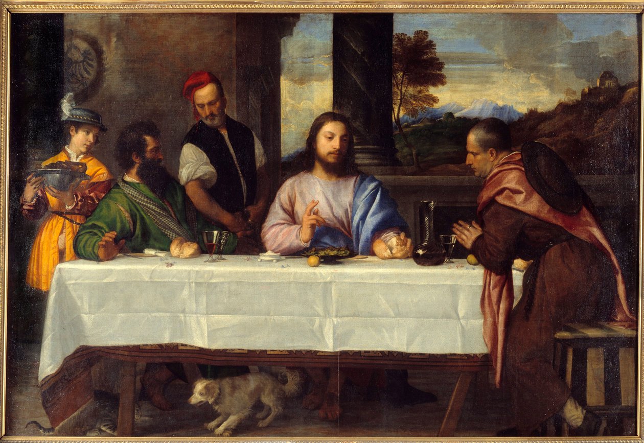 Dîner à Emmaüs - Titian (c.1488 1576)