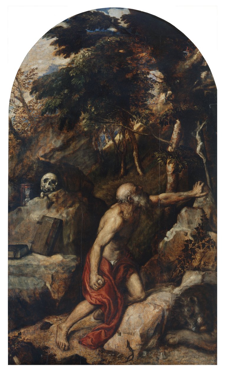 Saint Jérôme pénitent - Tiziano Vecelli