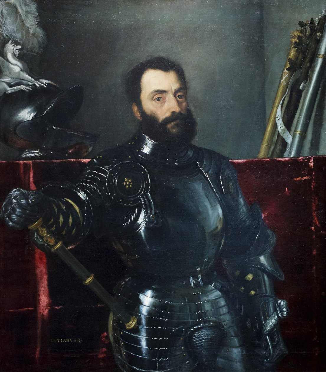 Portrait de Francesco Maria I della Rovere - Titian (c.1488 1576)