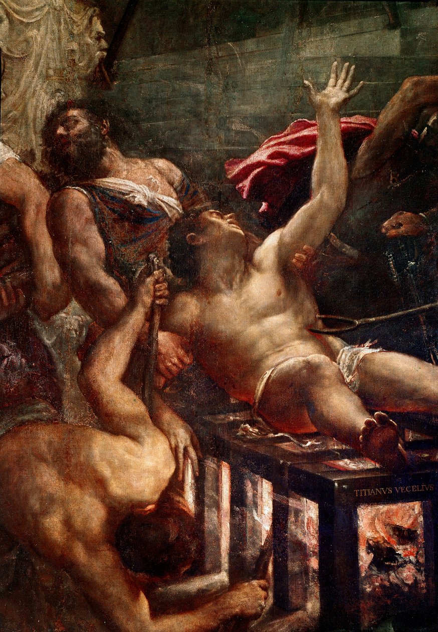 Le martyre de Saint Laurent (détail) - Titian (c.1488 1576)