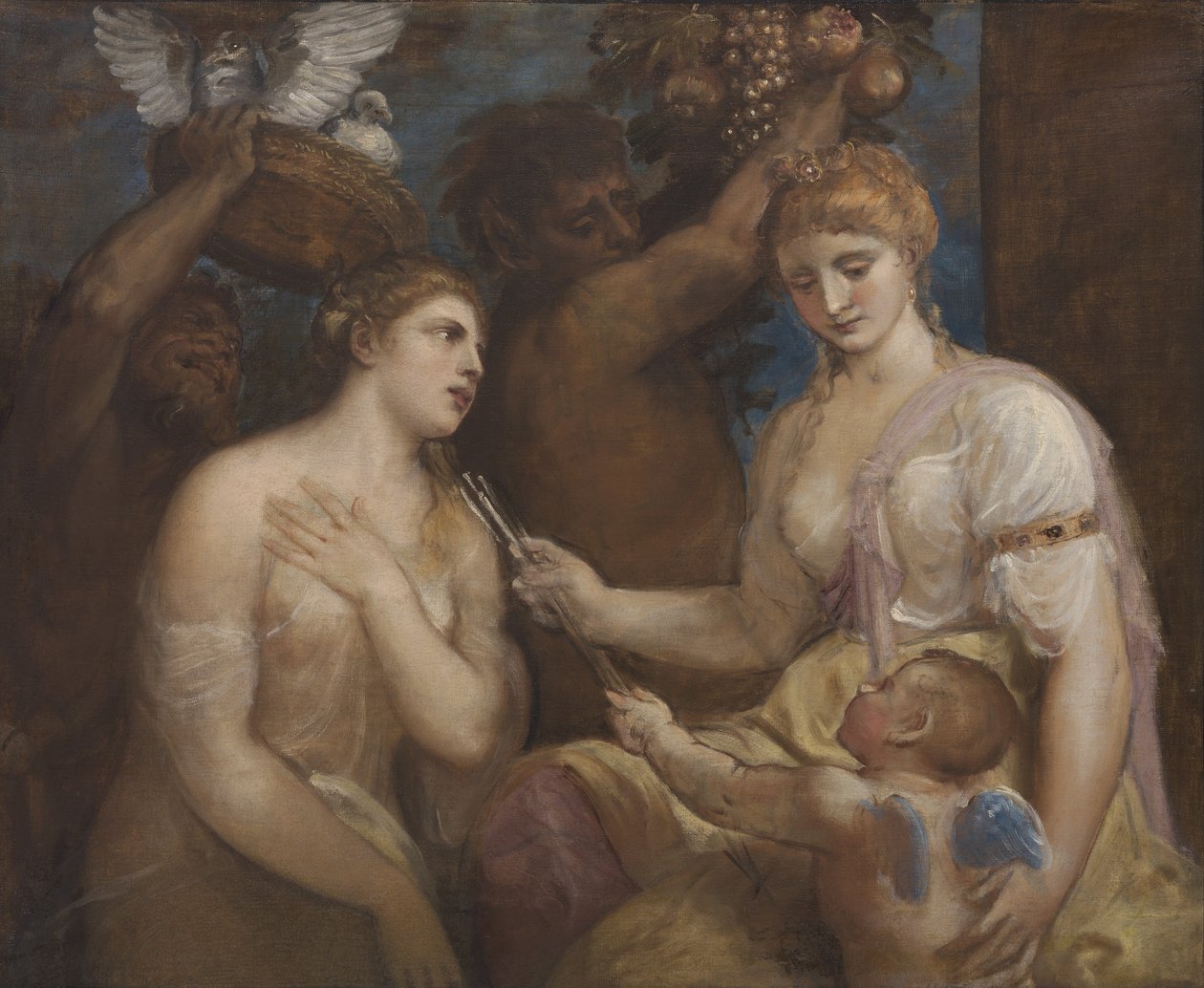 Allégorie de Vénus et Cupidon, c.1600 - Tiziano Vecelli