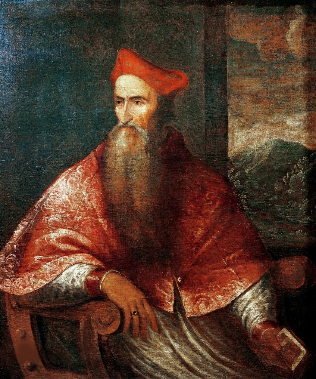 Portrait du cardinal Pietro Bembo 1470-1547, 1545-1546 - Titian
