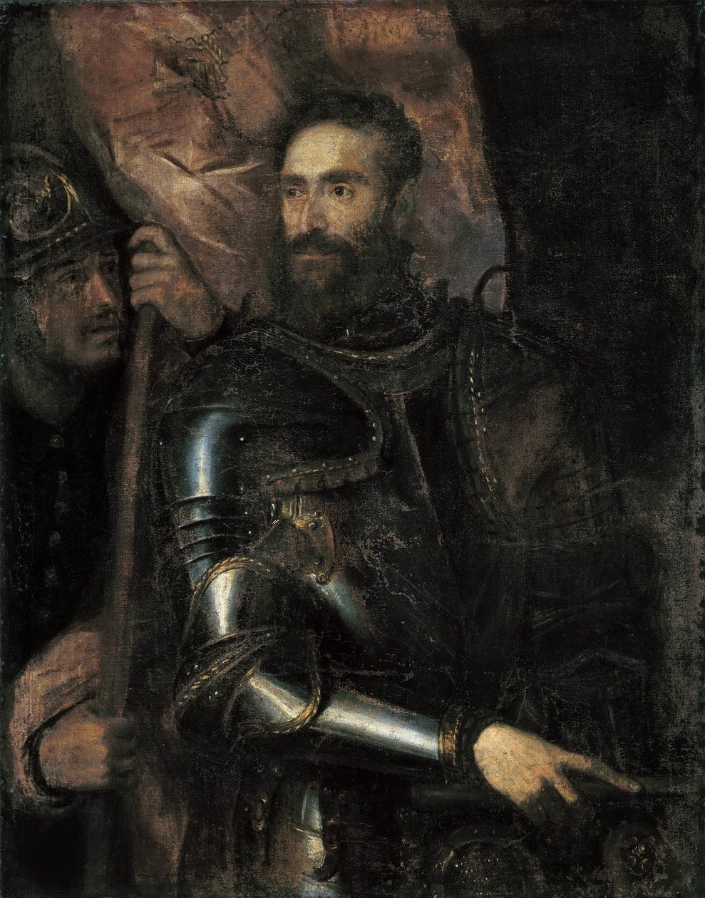 Portrait de Pier Luigi Farnese 1503-1547, vers 1546 - Titian