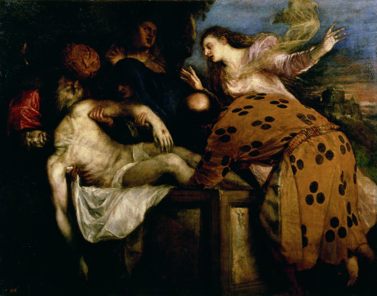 La Mise au tombeau du Christ - Tiziano Vecelli