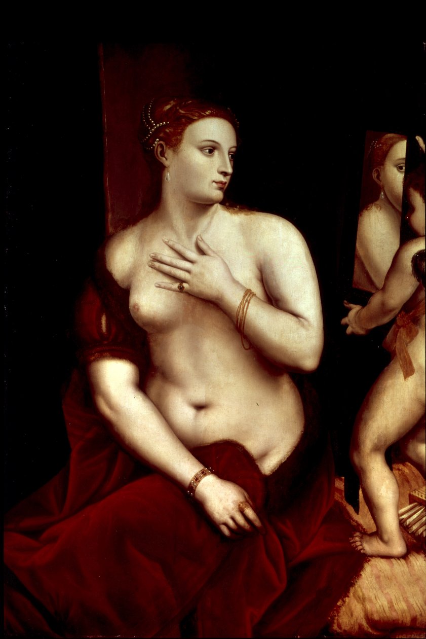 Vénus devant le miroir - Tiziano Vecelli