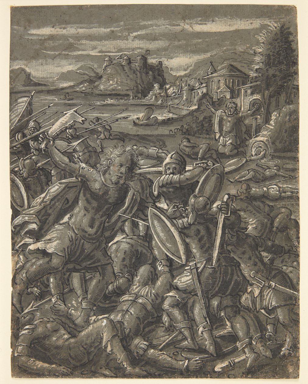 Samson se venge des Philistins - Tobias Stimmer