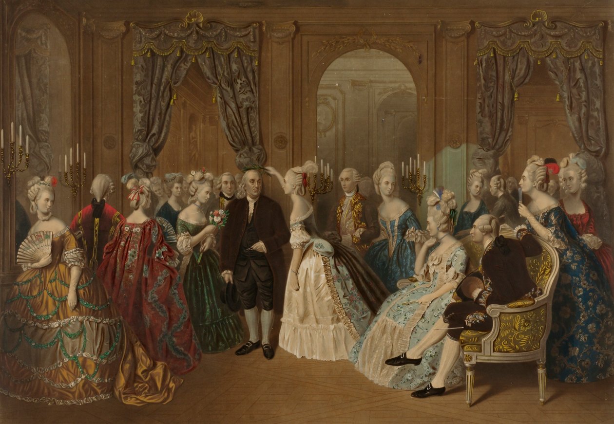 Franklin à la cour de France--1778 - Todros Geller
