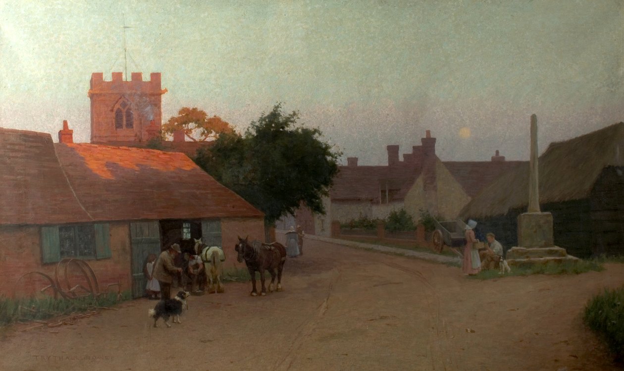 Lueur du soir, 1909 - Tom Trythall Rowe