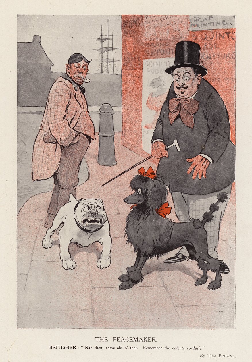 Le pacificateur (lithographie couleur) - Tom Browne