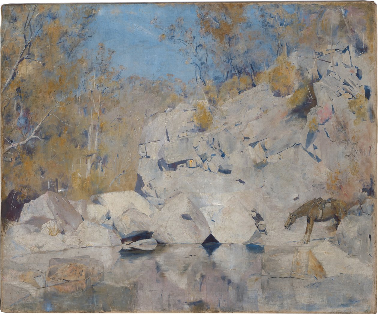 Dans un coin sur le Macintyre, 1895 - Tom Roberts