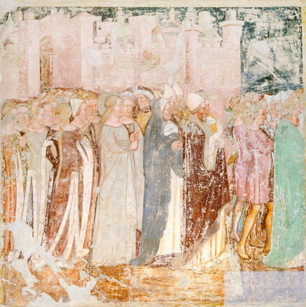 Départ de Rome (détail) - Tomaso da (late 15th century) Modena