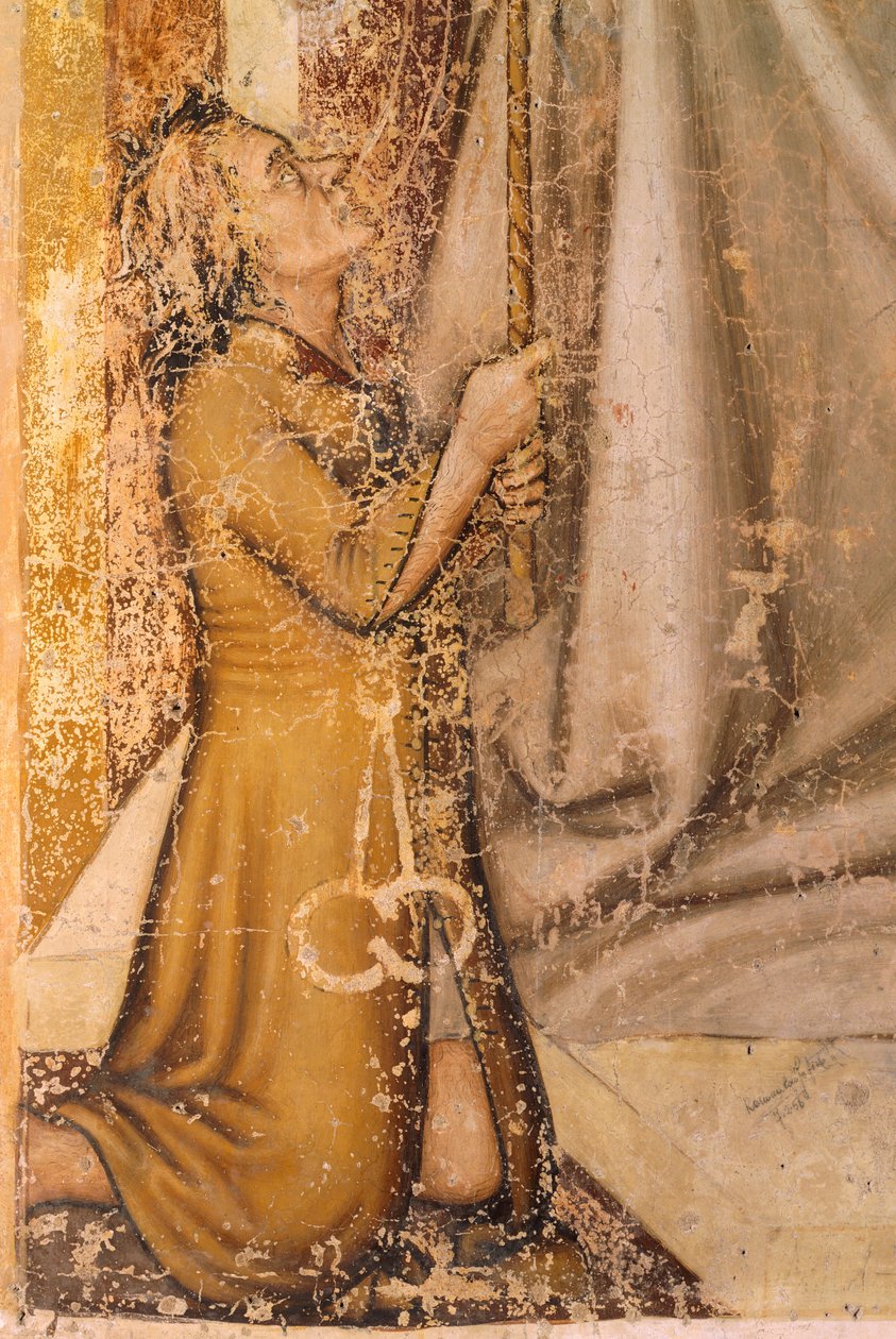 Représentation des donateurs (détail de Saint Romuald) - Tomaso da (late 15th century) Modena
