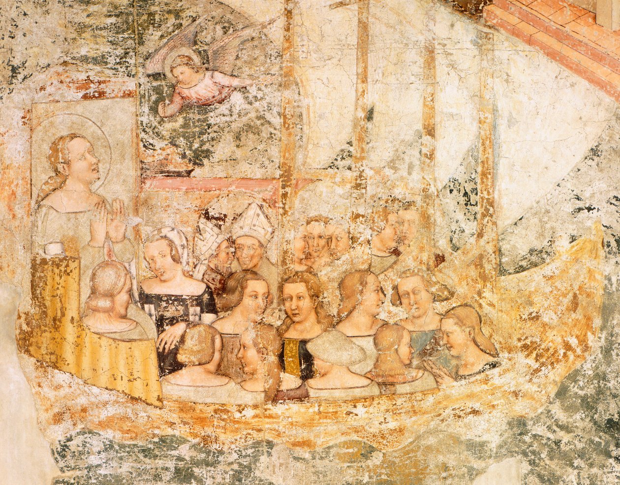 Navigation vers Rome (détail) - Tomaso da (late 15th century) Modena