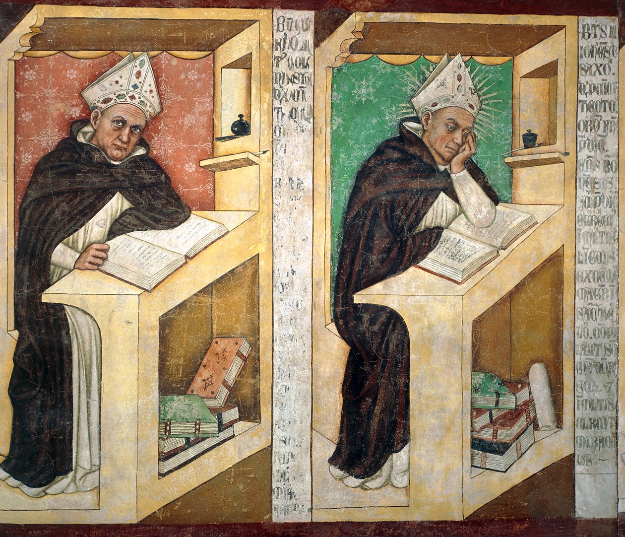 Saint Albert le Grand, détail du Cycle des Quarante Membres Illustres de l