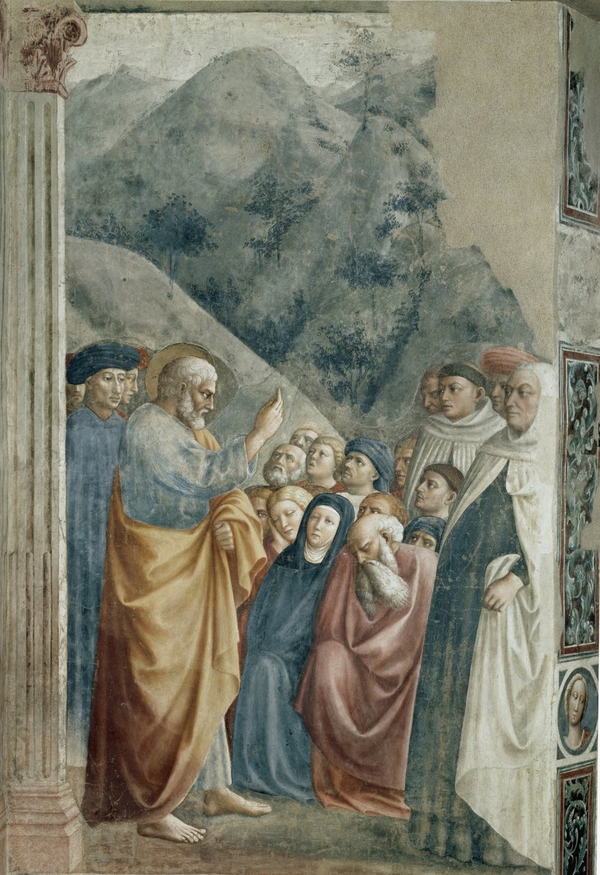 Prédication de Saint Pierre - Tommaso Masolino da Panicale