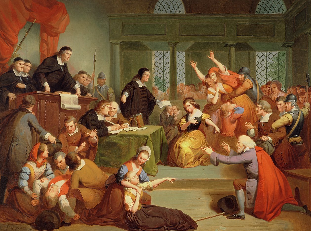Le procès de George Jacobs, 5 août 1692 - Tompkins Harrison Matteson