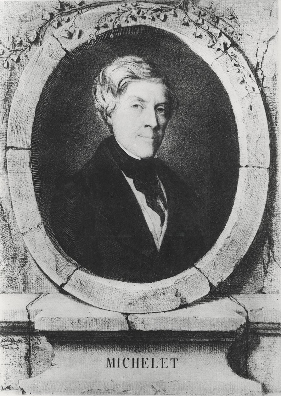 Portrait de Jules Michelet, 1843 - Tony Toullion