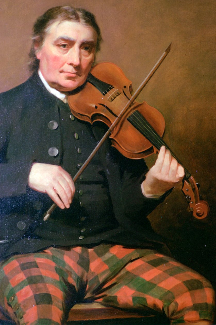 Portrait de Niel Gow, château de Blair, Blair Atholl, Perthshire, Écosse - Tony Evans