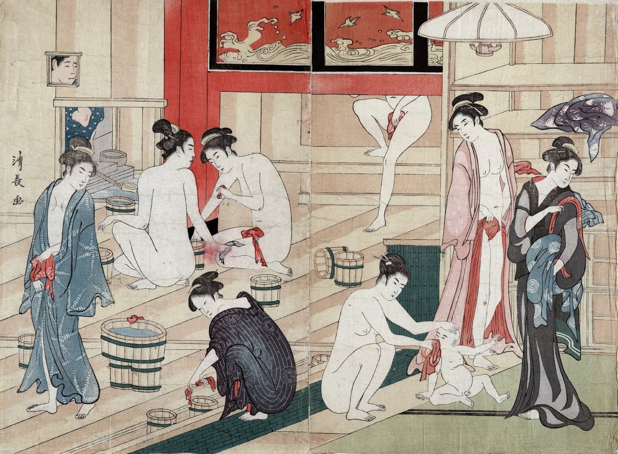 Bains publics, 1780 - Torii Kiyonaga