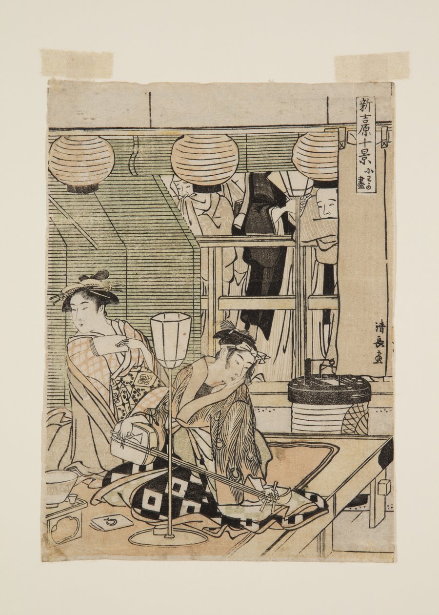 (impression sur bois en couleur) - Torii Kiyonaga