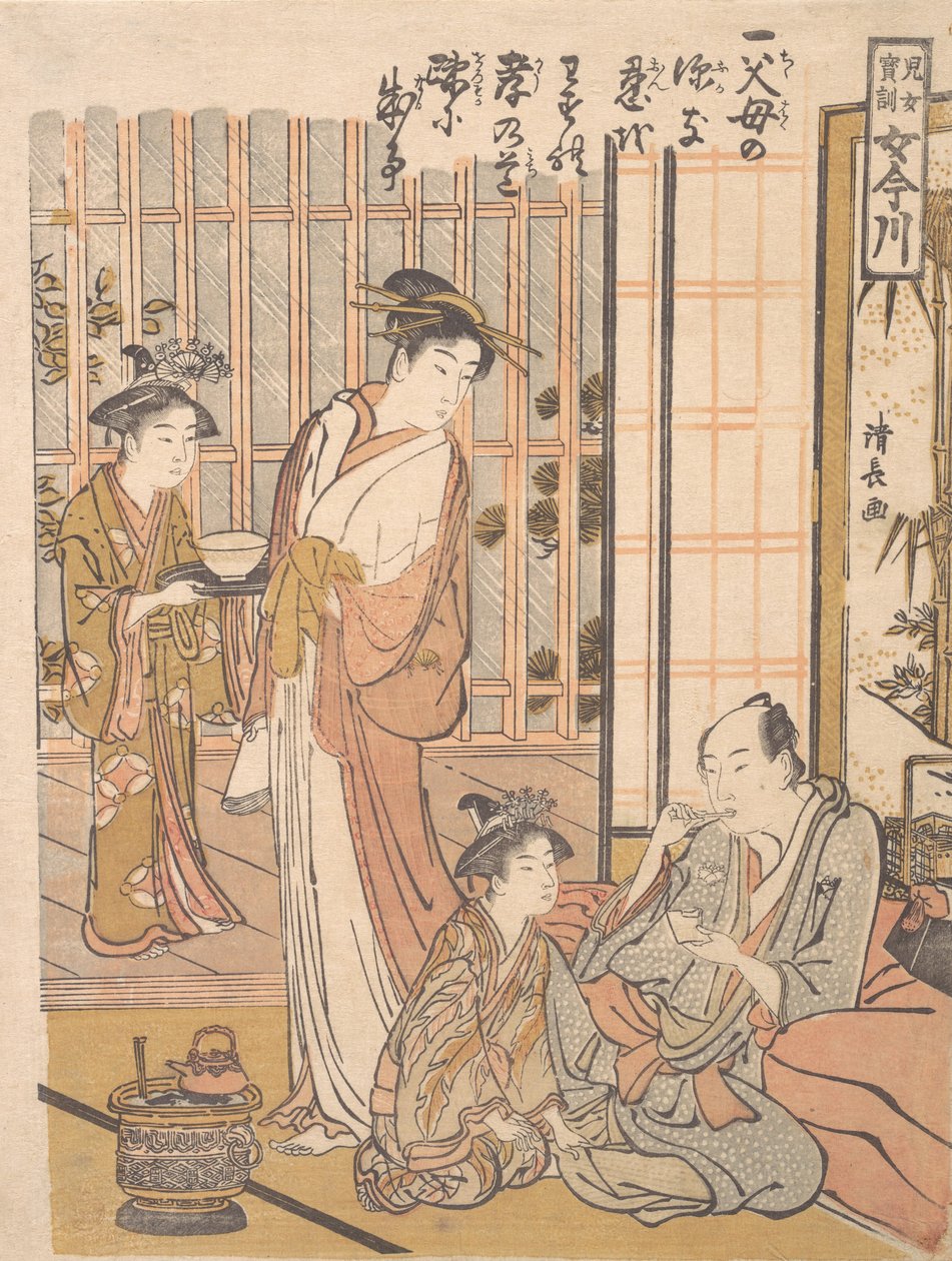 Oubli de la piété filiale, vers 1781 - Torii Kiyonaga