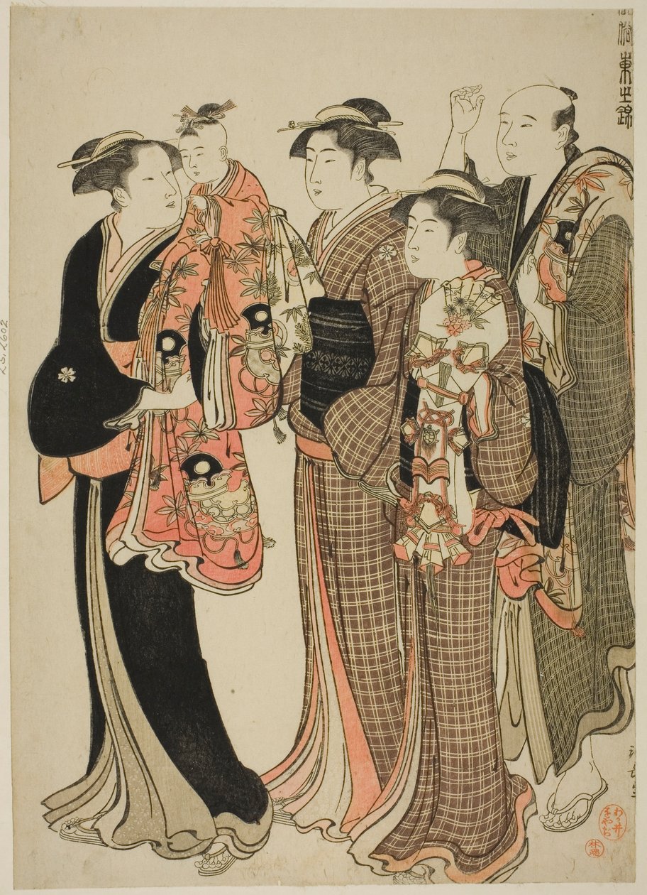 Kamioki, de la série "Une Brocade des manières orientales" - Torii Kiyonaga