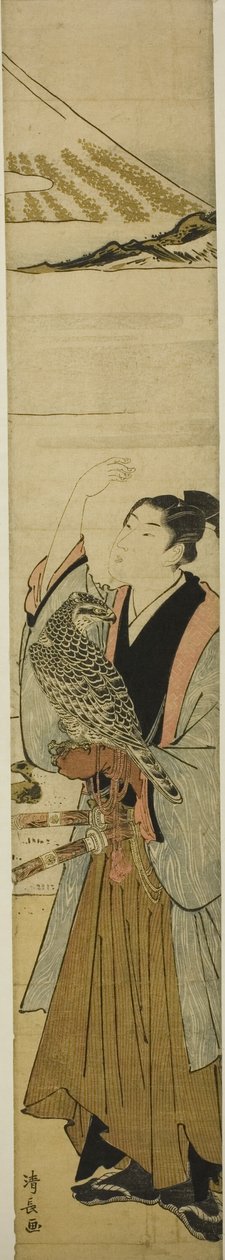 Jeune homme avec des symboles du premier rêve de la nouvelle année - Torii Kiyonaga